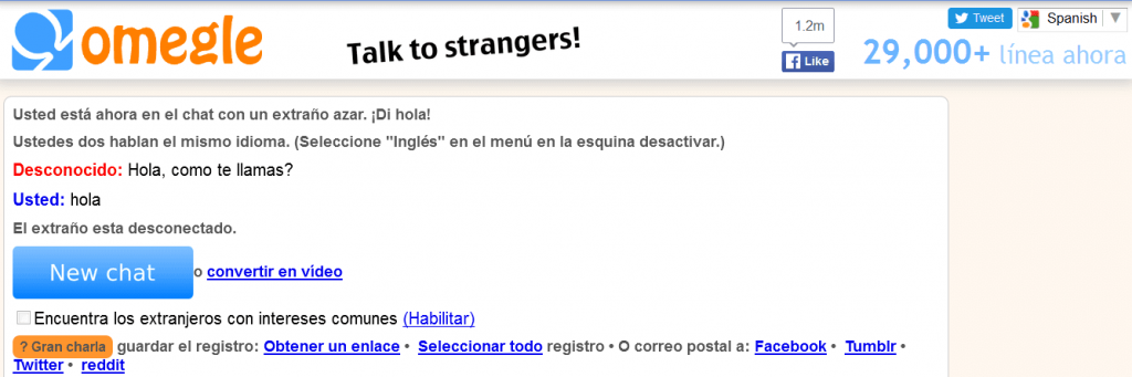 Omegle Argentina Chat With Spanish Girls