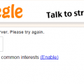 omegle error not connecting to server
